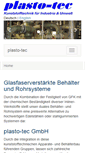 Mobile Screenshot of plasto-tec.at